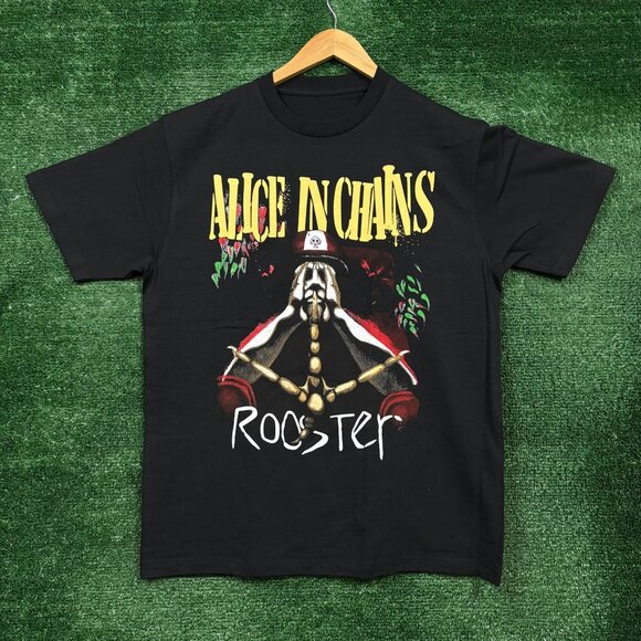 Alice In Chains Rooster Rock Band T-Shirt Size Large - Picture 1 of 4